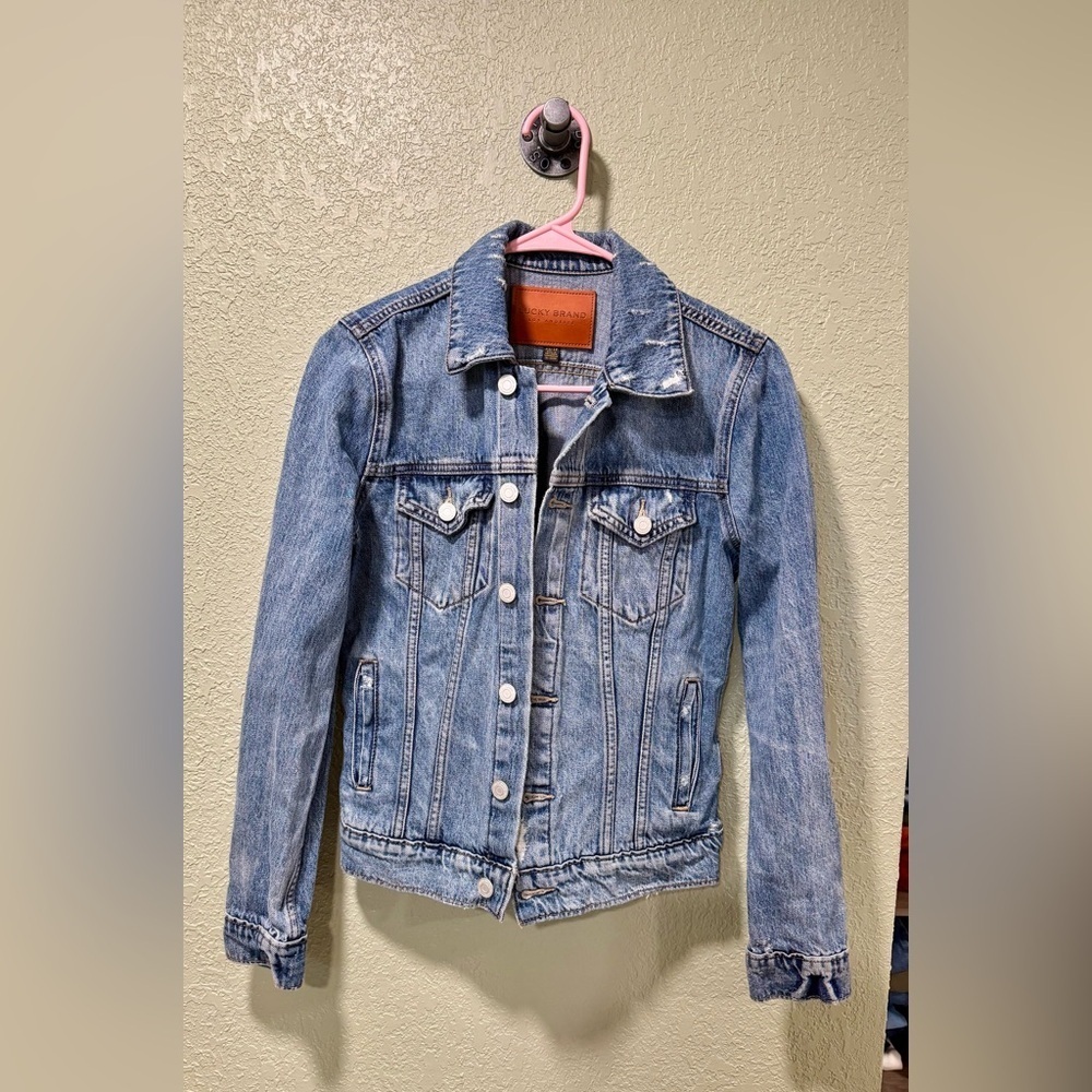 Lucky Brand Light Blue Denim Jacket